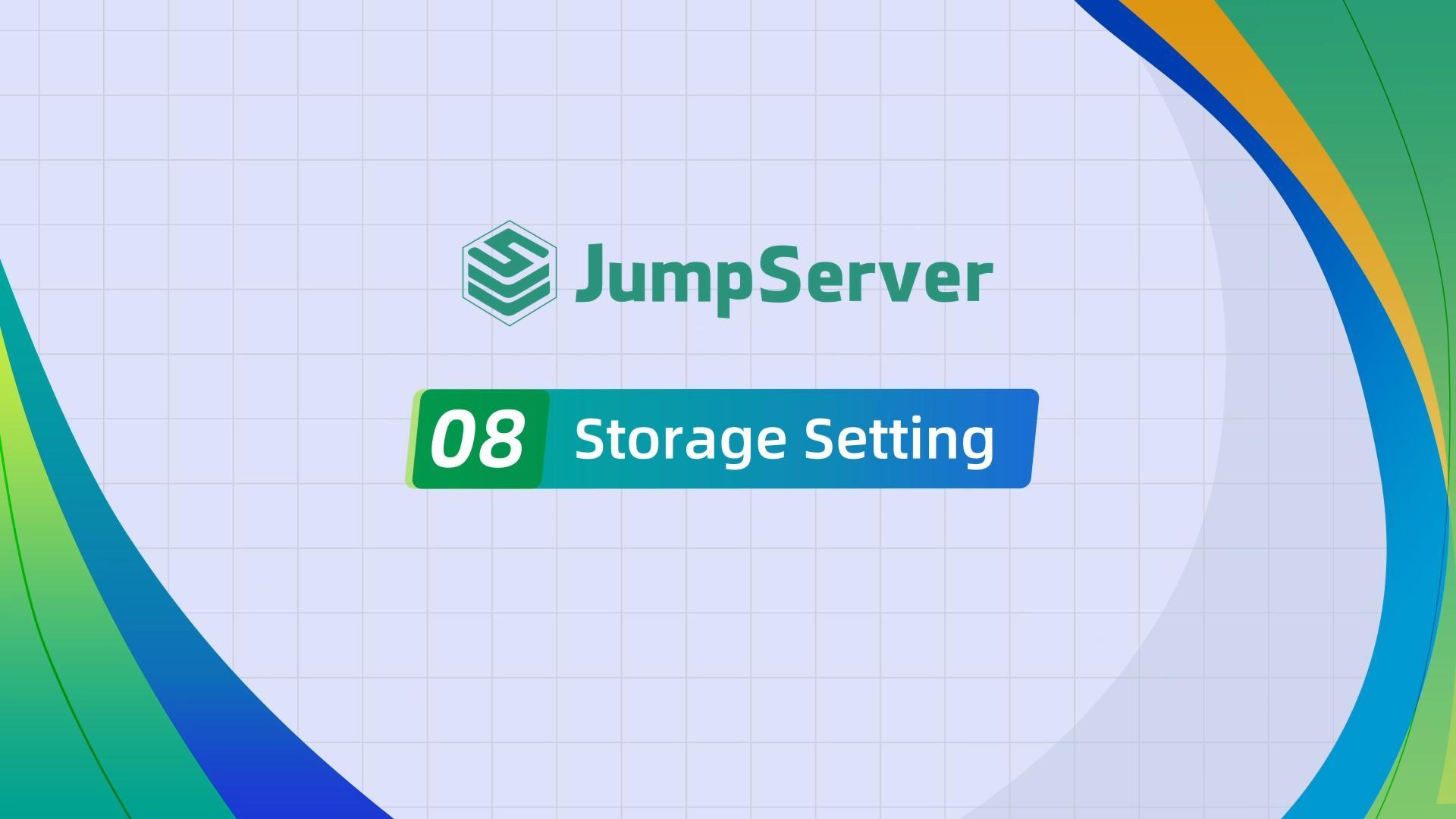 Storage Setting