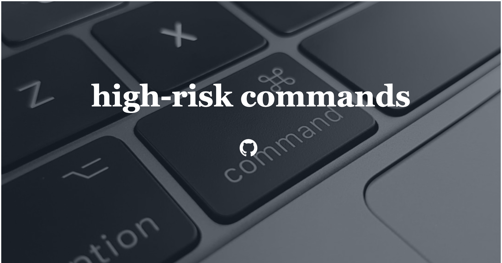 Summary of high-risk commands in the server